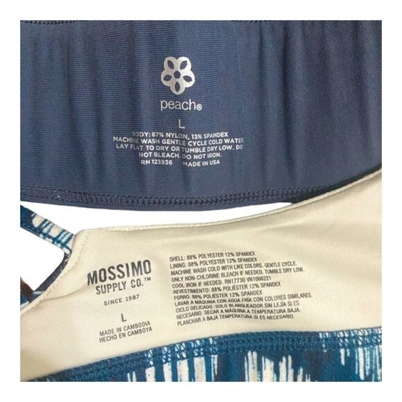 Peach & Mossimo Sports Bra Combo (Set of 2) Size L - Picture 6 of 6